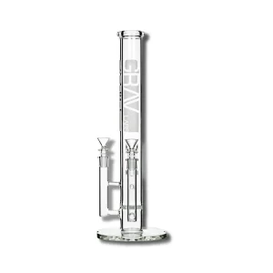 GRAV® LARGE, CLEAR STRAIGHT BASE W/ DISC WATER PIPE