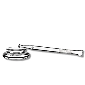 GRAV® QUARTZ VAPE STRAW WITH DAB DISH