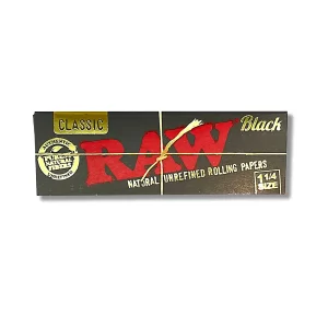 Raw black 1 1/4