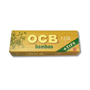 OCB BAMBOO ROLLING PAPERS + TIPS 1 1/4